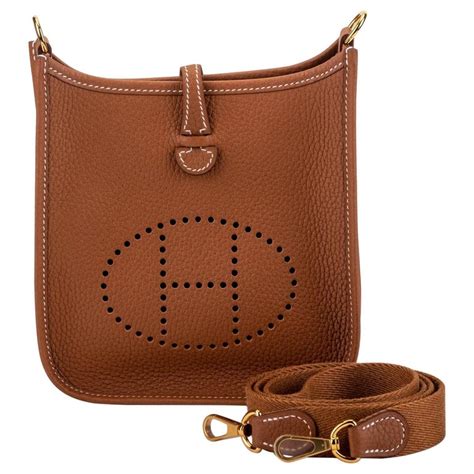 hermes mini cross body bag|authentic Hermes evelyne bag.